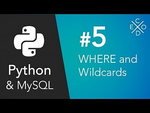 Python and MySQL - Query Conditions with WHERE and Wildcards