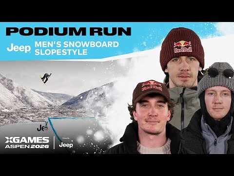 Jeep Men’s Snowboard Slopestyle: Top 3 Medal Runs | X Games Aspen 2026