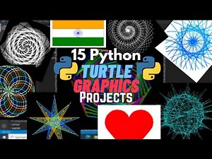 15 amazing python turtle graphics project ideas!