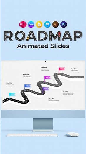 Animated Timeline Infographic for PowerPoint & Canva | 5000 Templates Bundle