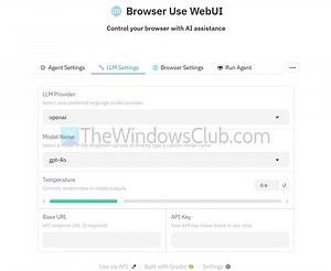 How to use Browser Use WebUI on Windows 11?