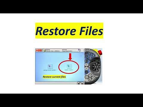 ABB ROBOT BACK UP AND RESTORE
