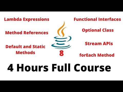 Java 8 Tutorial | Functional Programming in Java | Java 8 Features in One Video | 4 Hours Course 🔥