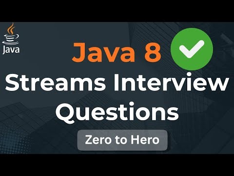 Top Java 8 Streams theoretical Interview Questions and Answers | Master Streams for Interviews