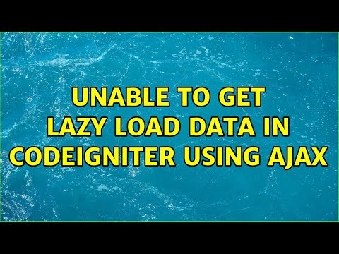 Unable to get lazy load data in codeigniter using AJAX