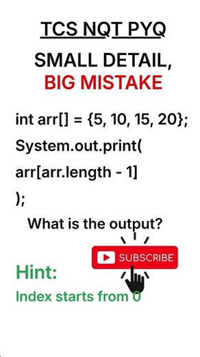 This Array Output Tricks Candidates ❌ | TCS NQT PYQ