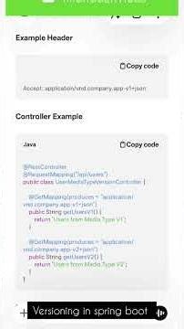 Top Java Interview Questions 2026 | How Do You Handle API Versioning in Spring Boot? 🚀#youtubeshorts