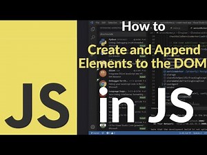How to Create and Append Elements to the DOM in JavaScript | Build Dynamic Content with Vanilla JS