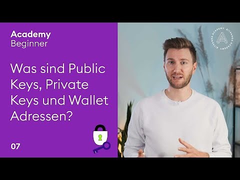 Was sind Public Keys, Private Keys und Wallet Adressen? | Lesson 7 Bitpanda Academy