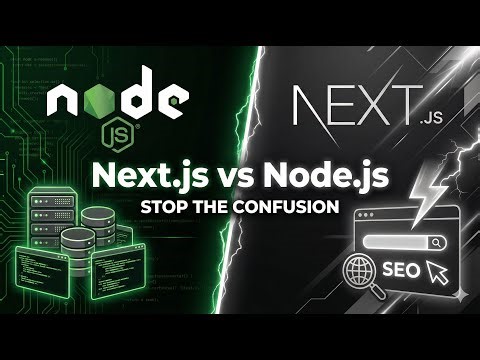 Next.js vs Node.js – Stop Confusing These in 2026