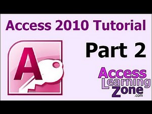 Microsoft Access 2010 Tutorial Part 02 of 12 - Planning Your Database