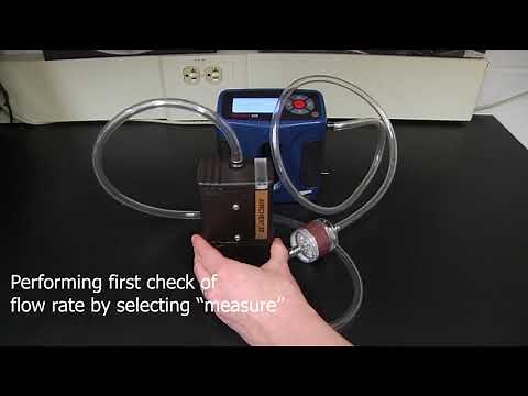 Personal Air Sampling Pump Calibration