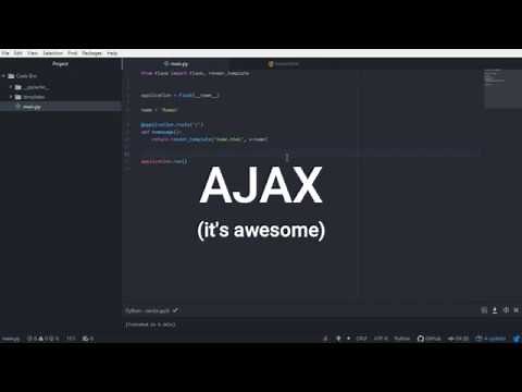 Web Application Development in Python | Ajax and JavaScript