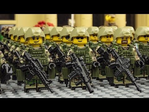 WAR IN LEGO CITY (Stop Motion Animation)
