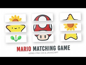 Mario Matching Game | JavaScript Game Tutorial | Html CSS & Javascript Game Development Project