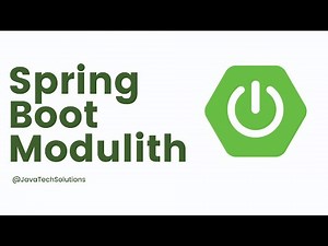 Spring Modulith Tutorial | Build Modular Monolith in Spring Boot 3.1+ | Beginner Step-by-Step Guide