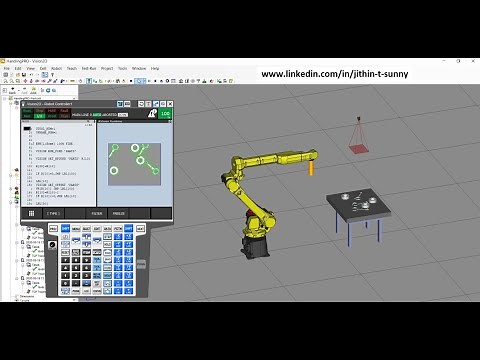 FANUC ROBOT 2D vision programming Tutorial