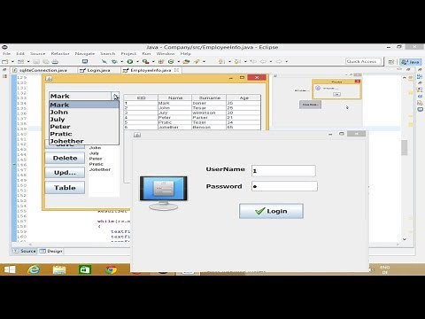 How to Create a Simple Login Form Using Java Swing GUI (Windows Builder)