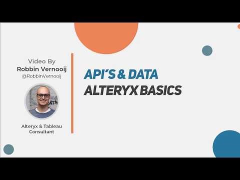API's & Data - Alteryx Basics