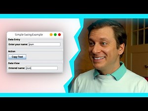 Java GUI - 1 - Simple GUI Tutorial in 13 Minutes