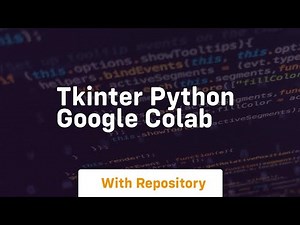 tkinter python google colab