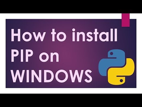 How to install PIP in CMD on WINDOWS