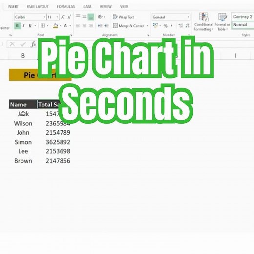 How to Create Pie Chart Excel - Basic Graph Excel