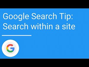 Google Search tip: Search within a site