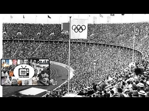 Highlights of the 1936 Summer Olympic Games In Berlin, Nazi Germany.