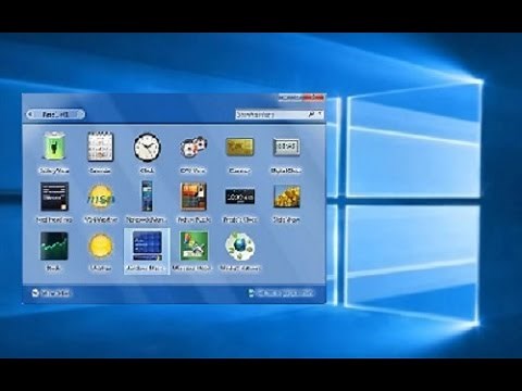 How to Enable Gadgets on Windows 10 ।। How to Install Gadgets on Windows 10