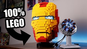 LEGO Iron Man Helmet and Arc Reactor by Bricker Builds Build these models for yourself! https://bit.ly/3xHTCEA (use code LETSBUILD for $5 off) | Beyond the Brick