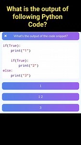 What is the output of following Python Code? | Python Coding
