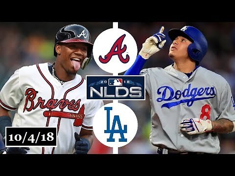 Atlanta Braves vs Los Angeles Dodgers Highlights || NLDS Game 1 || October 4, 2018