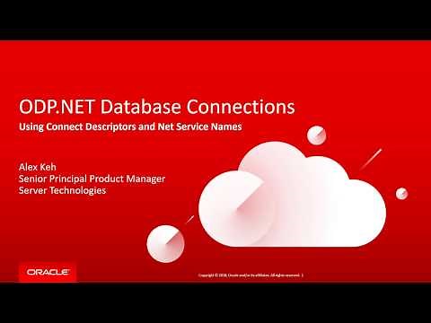 ODP.NET Database Connections: Using Connect Descriptors and Net Service Names