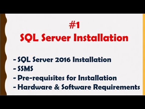 SQL Server 2016 Installation - Part1 - Pre-Requisites