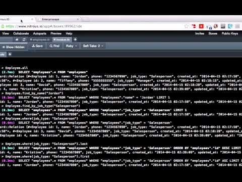 How to use the Rails console