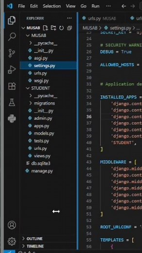 Django project with source code #coding
