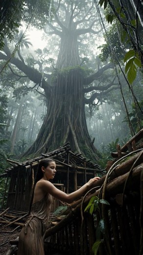 Girls Life in Jungle 2050🚀 #life #jungle #world