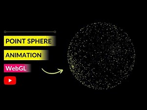 Create Point sphere animation in WebGL, THREE JS & GSAP