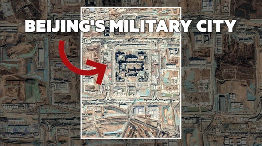 China is building the world's biggest military command center. Here's what it looks like.