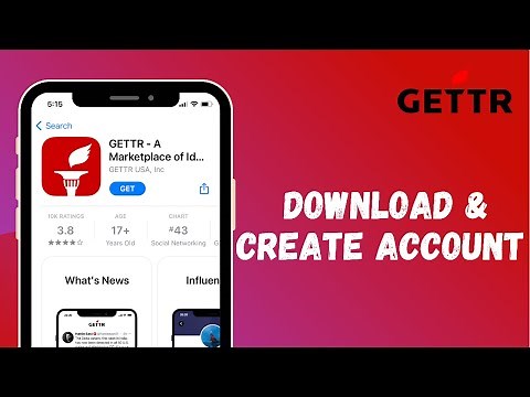 How to Download GETTR & Sign Up | Create Account on GETTR App 2021