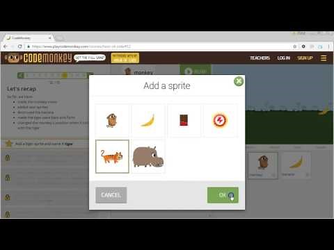 CodeMonkey - Hour of Code - Walkthrough