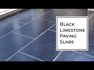 Black Limestone Paving Slabs :