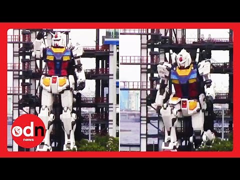 Amazing Footage Shows Giant Robot Making First Moves in Japan