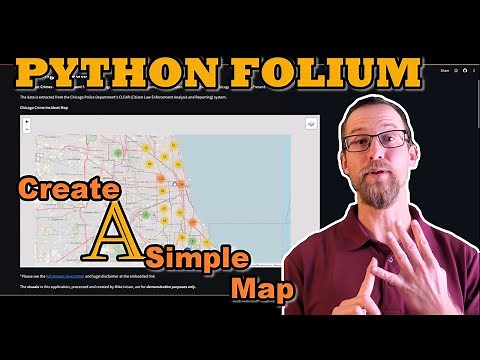 Create a Simple Map with Python Folium, Tutorial 1