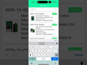 VTM Vending Mobile App Demo
