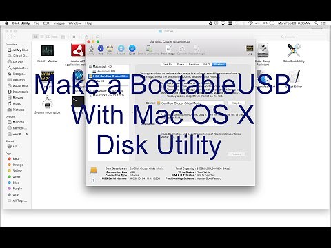 Making Bootable USB of Mac OS X with Disk Utility