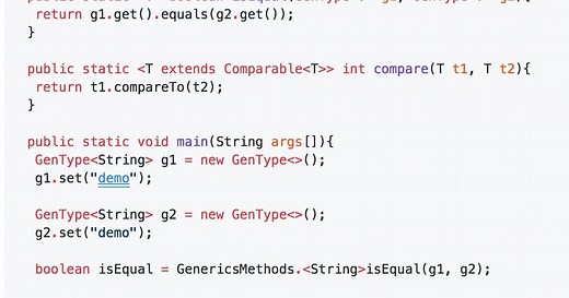 Java Generic Methods Examples