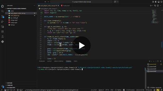Python ASCII Art Generator in Terminal | Naveen Daniel posted on the topic | LinkedIn
