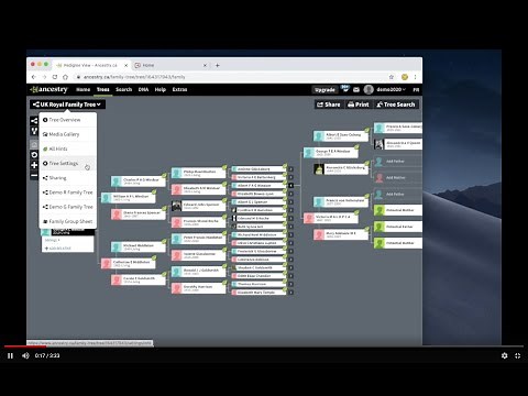 Export a GEDCOM file from Ancestry, and import into FamilyPDF